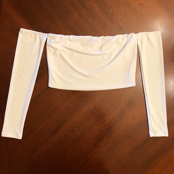 LA Seduction long sleeve crop top - Picture 4 of 6